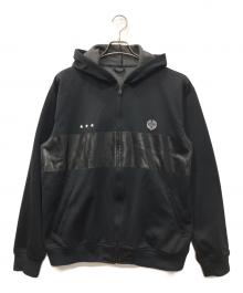 stussy（ステューシー）の古着「SSリンクエンブレムジップパーカー」｜ブラック