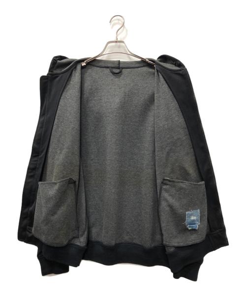 stussy（ステューシー）stussy (ステューシー) SSリンクエンブレムジップパーカー ブラック サイズ:Lの古着・服飾アイテム