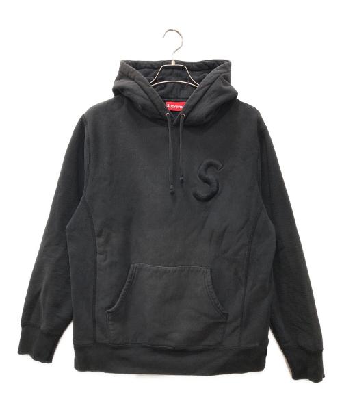 SUPREME（シュプリーム）SUPREME (シュプリーム) Overdyed S Logo Hooded Sweatshirt ブラック サイズ:Lの古着・服飾アイテム