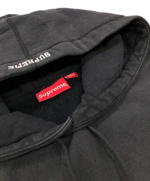 SUPREME（シュプリーム）SUPREME (シュプリーム) Overdyed S Logo Hooded Sweatshirt ブラック サイズ:Lの古着・服飾アイテム