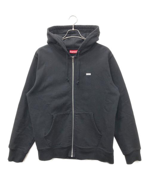 SUPREME（シュプリーム）SUPREME (シュプリーム) Reflective Small Box Zip Up Sweatshirt ブラック サイズ:Lの古着・服飾アイテム