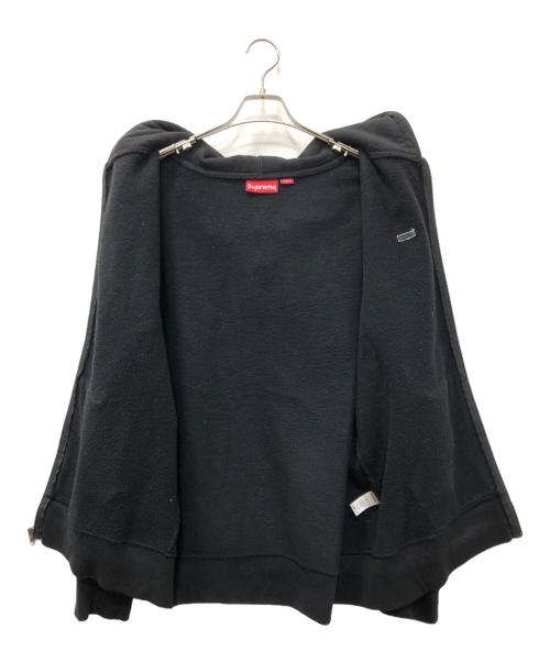 SUPREME（シュプリーム）SUPREME (シュプリーム) Reflective Small Box Zip Up Sweatshirt ブラック サイズ:Lの古着・服飾アイテム