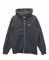 SUPREME（シュプリーム）の古着「Reflective Small Box Zip Up Sweatshirt」｜ブラック