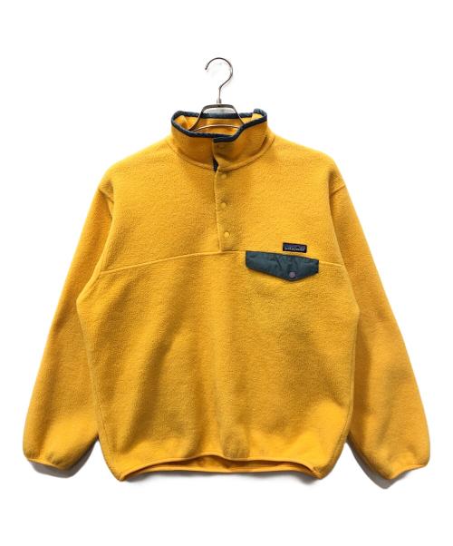 Patagonia（パタゴニア）Patagonia (パタゴニア) シンチラスナップT フリースプルオーバー バターナッツ(イエロー) サイズ:Mの古着・服飾アイテム