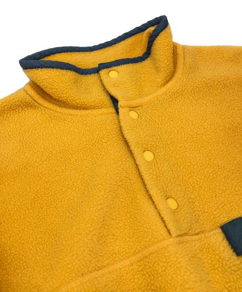 Patagonia（パタゴニア）Patagonia (パタゴニア) シンチラスナップT フリースプルオーバー バターナッツ(イエロー) サイズ:Mの古着・服飾アイテム