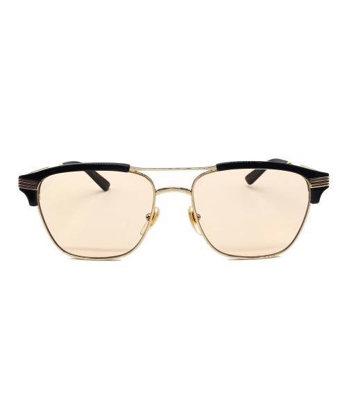 GUCCI（グッチ）GUCCI (グッチ) Wブリッジサングラス ブラック サイズ:54□17-145の古着・服飾アイテム