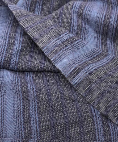 Patagonia（パタゴニア）Patagonia (パタゴニア) オーガニックコットンストライプシャツ ネイビー×ブルー サイズ:SIZE Lの古着・服飾アイテム