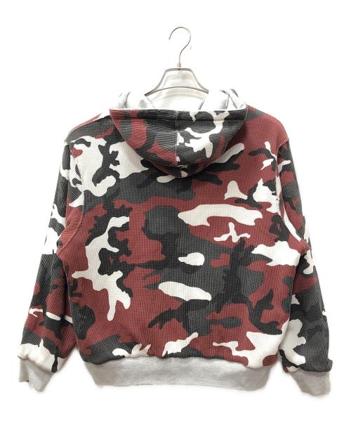 SUPREME（シュプリーム）SUPREME (シュプリーム) Reversible work zip up hooded sweatshirt ブラウン×グレー サイズ:SIZE Sの古着・服飾アイテム