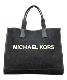MICHAEL KORS（マイケルコース）の古着「COOPER デニム ストラクチャー トート」｜ブラック