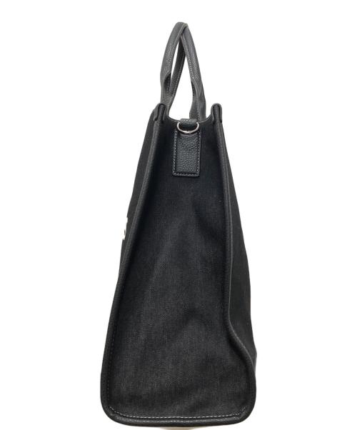 MICHAEL KORS（マイケルコース）MICHAEL KORS (マイケルコース) COOPER デニム ストラクチャー トート ブラックの古着・服飾アイテム