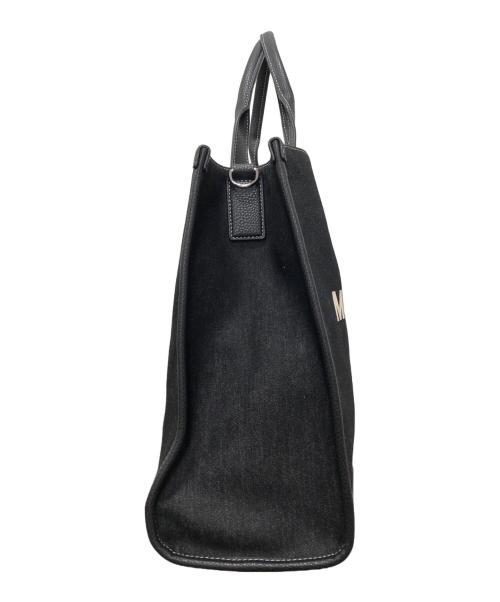 MICHAEL KORS（マイケルコース）MICHAEL KORS (マイケルコース) COOPER デニム ストラクチャー トート ブラックの古着・服飾アイテム