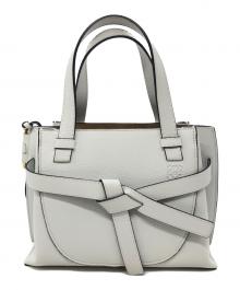 LOEWE（ロエベ）の古着「ゲート トップハンドルバッグ ミニ」｜ブルー