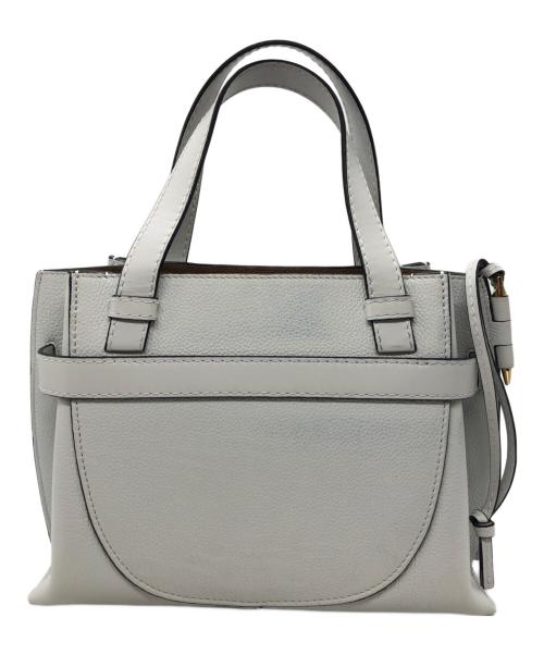 LOEWE（ロエベ）LOEWE (ロエベ) ゲート トップハンドルバッグ ミニ ブルーの古着・服飾アイテム