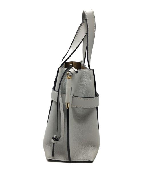 LOEWE（ロエベ）LOEWE (ロエベ) ゲート トップハンドルバッグ ミニ ブルーの古着・服飾アイテム