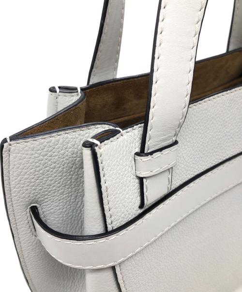 LOEWE（ロエベ）LOEWE (ロエベ) ゲート トップハンドルバッグ ミニ ブルーの古着・服飾アイテム