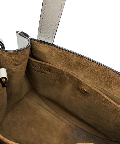 LOEWE（ロエベ）LOEWE (ロエベ) ゲート トップハンドルバッグ ミニ ブルーの古着・服飾アイテム