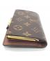 中古・古着 LOUIS VUITTON (ルイ ヴィトン) ポルトフォイユ・ヴィエノワ ブラウン：25000円