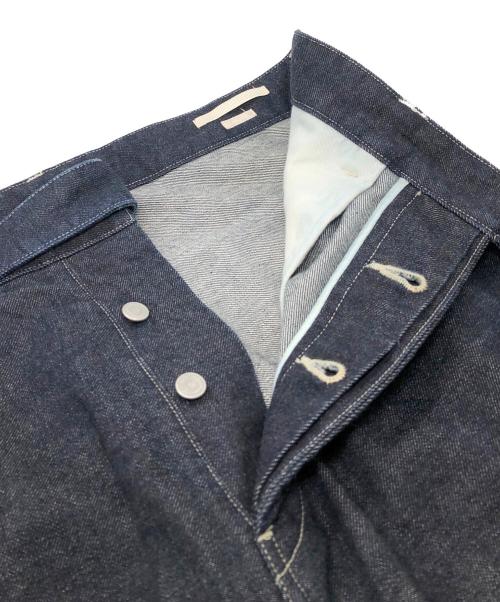 BLURHMS（ブラームス）BLURHMS (ブラームス) 12.9oz Denim Long Belted Pants インディゴ サイズ:2の古着・服飾アイテム