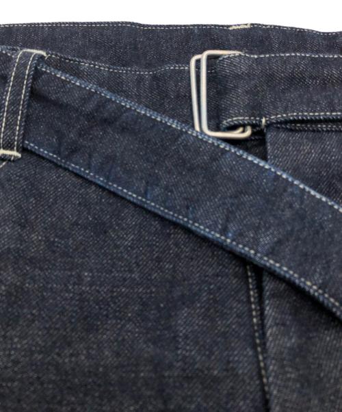 BLURHMS（ブラームス）BLURHMS (ブラームス) 12.9oz Denim Long Belted Pants インディゴ サイズ:2の古着・服飾アイテム