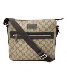 GUCCI（グッチ）の古着「GGスプリームショルダーバッグ」｜ベージュ