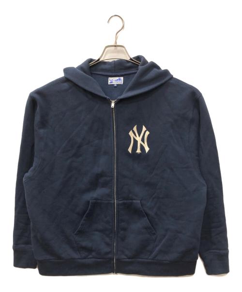 BEAMS（ビームス）BEAMS (ビームス) テーラー東洋 (テーラートウヨウ) ZIPUP HOODIE ネイビー サイズ:SIZE Mの古着・服飾アイテム