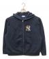 BEAMS（ビームス）の古着「ZIPUP HOODIE」｜ネイビー