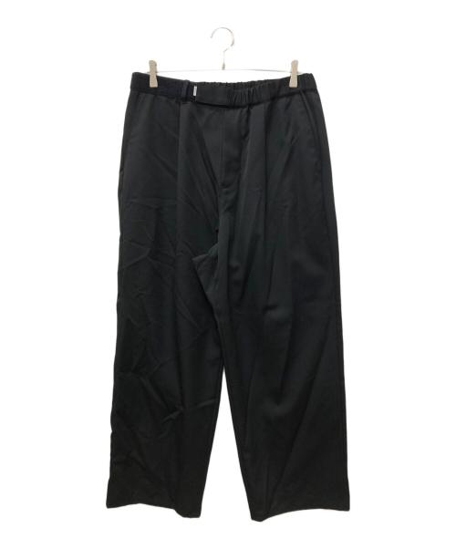 Graphpaper（グラフペーパー）Graphpaper (グラフペーパー) Scale Off Wool Wide Chef Pants ブラック サイズ:SIZE 2の古着・服飾アイテム