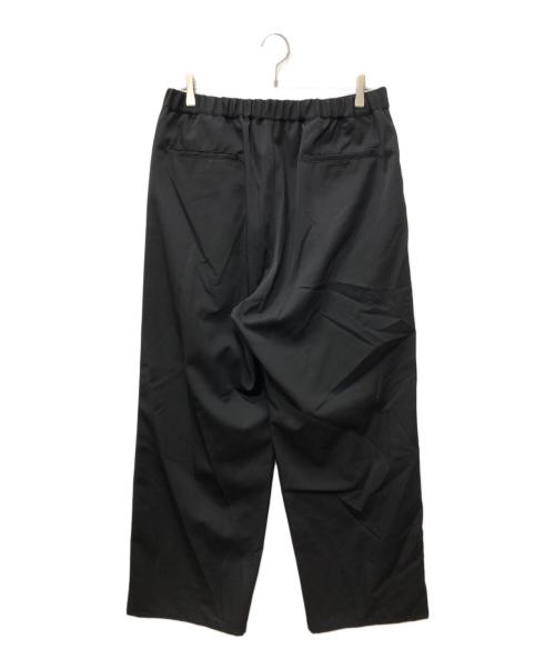 Graphpaper（グラフペーパー）Graphpaper (グラフペーパー) Scale Off Wool Wide Chef Pants ブラック サイズ:SIZE 2の古着・服飾アイテム