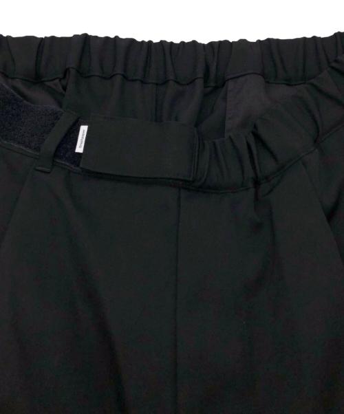 Graphpaper（グラフペーパー）Graphpaper (グラフペーパー) Scale Off Wool Wide Chef Pants ブラック サイズ:SIZE 2の古着・服飾アイテム