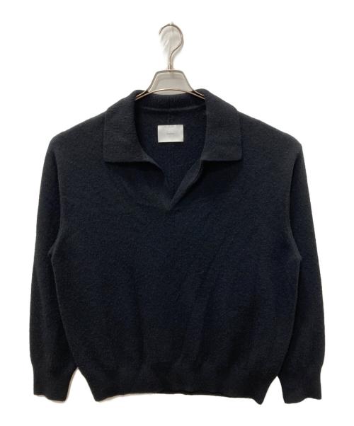 ssstein（シュタイン）ssstein (シュタイン) EXTRA FINE WOOL KNIT SKIPPER LS ブラック サイズ:SIZE Mの古着・服飾アイテム