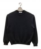 Graphpaperグラフペーパー）の古着「High density crew neck」｜ブラック