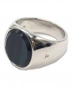 TOM WOODトムウッド）の古着「oval black onyx ring」｜シルバー