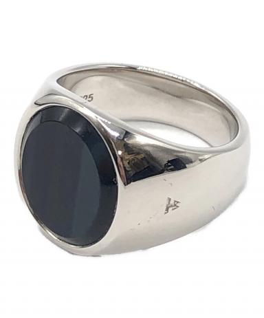 新品未使用　TOM WOOD THE OVAL BLACK ONYX 58 中古・古着通販】TOM WOOD (トムウッド) oval black onyx ring