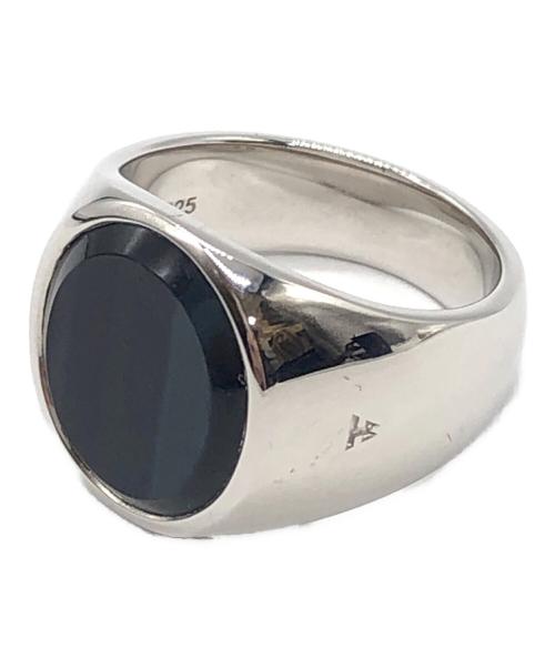 TOM WOOD（トムウッド）TOM WOOD (トムウッド) oval black onyx ring シルバー サイズ:58の古着・服飾アイテム