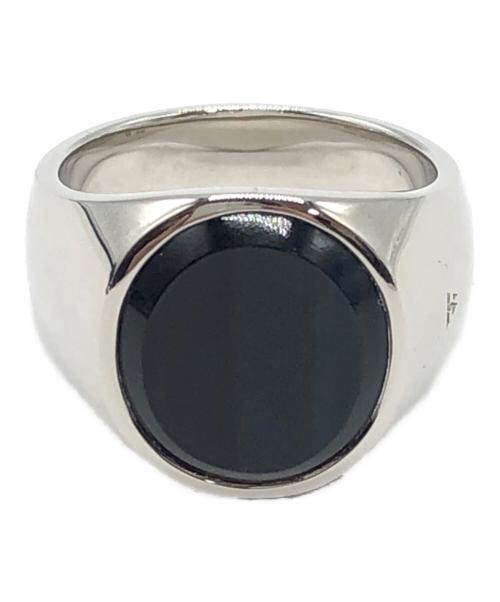 TOM WOOD（トムウッド）TOM WOOD (トムウッド) oval black onyx ring シルバー サイズ:58の古着・服飾アイテム