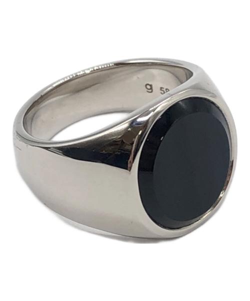 TOM WOOD（トムウッド）TOM WOOD (トムウッド) oval black onyx ring シルバー サイズ:58の古着・服飾アイテム