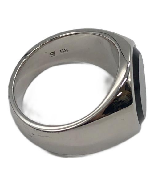 TOM WOOD（トムウッド）TOM WOOD (トムウッド) oval black onyx ring シルバー サイズ:58の古着・服飾アイテム