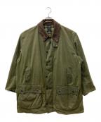 Barbourバブアー）の古着「BORDER オイルドジャケット」｜グリーン
