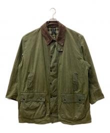 Barbour（バブアー）の古着「BORDER オイルドジャケット」｜グリーン