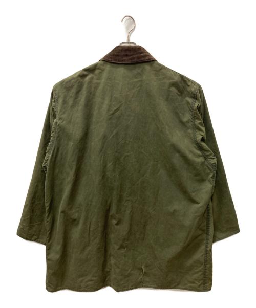 Barbour（バブアー）Barbour (バブアー) BORDER オイルドジャケット グリーン サイズ:SIZE C52/132CMの古着・服飾アイテム