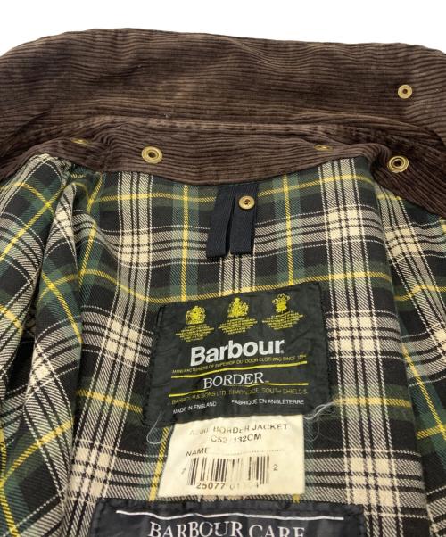 Barbour（バブアー）Barbour (バブアー) BORDER オイルドジャケット グリーン サイズ:SIZE C52/132CMの古着・服飾アイテム
