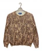BoTTボット）の古着「Camo Printed Knit」｜ブラウン