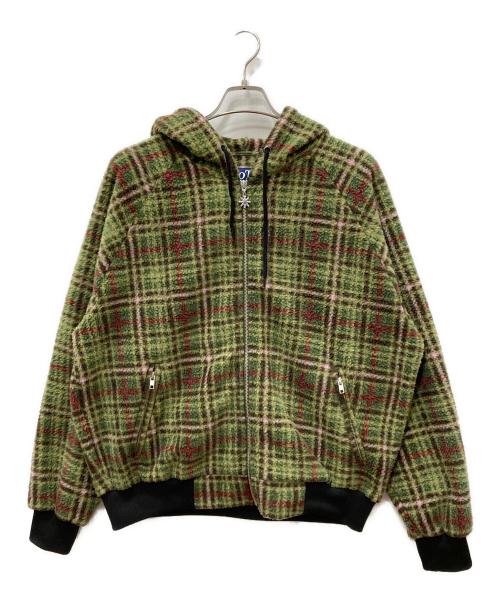 BoTT（ボット）BoTT (ボット) FLEECE ZIP HOODIE グリーン サイズ:SIZE Lの古着・服飾アイテム