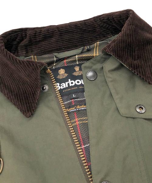 Barbour（バブアー）Barbour (バブアー) Peached Spey Casual Jacket Non-Wax グリーン サイズ:Lの古着・服飾アイテム