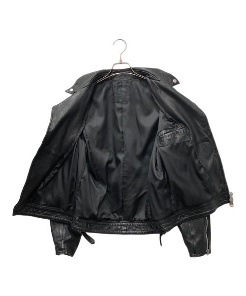 s'yte（サイト）s'yte (サイト) シープレザー ダブルライダースジャケット ブラック サイズ:2の古着・服飾アイテム