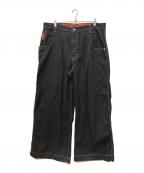 JNCO JEANSジェーエヌシーオー ジーンズ）の古着「WIDE LOAD バギーデニムパンツ」｜ブラック