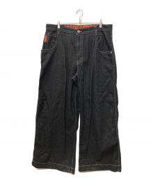 JNCO JEANS（ジェーエヌシーオー ジーンズ）の古着「WIDE LOAD バギーデニムパンツ」｜ブラック