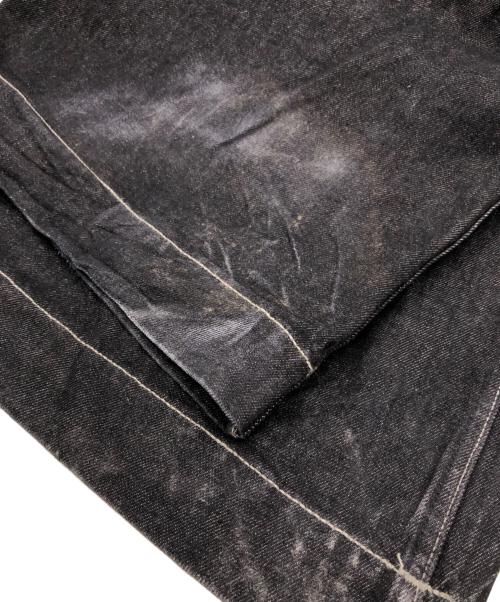 JNCO JEANS（ジェーエヌシーオー ジーンズ）JNCO JEANS (ジェーエヌシーオー ジーンズ) WIDE LOAD バギーデニムパンツ ブラック サイズ:SIZE 38の古着・服飾アイテム