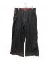 JNCO JEANS（ジェーエヌシーオー ジーンズ）の古着「WIDE LOAD バギーデニムパンツ」｜ブラック