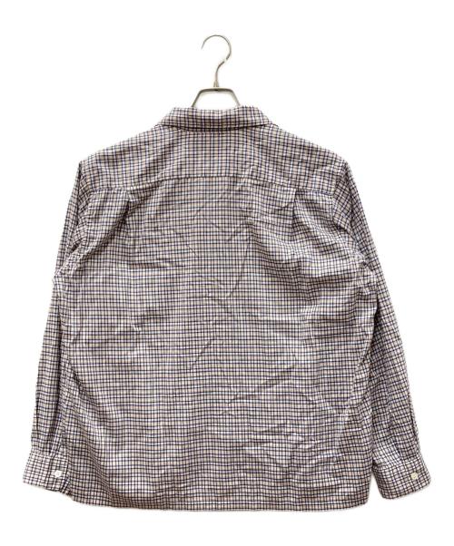 sans limite（サンリミット）sans limite (サンリミット) チェックオープンカラーシャツ ブラウン×ブルー サイズ:SIZE 0の古着・服飾アイテム